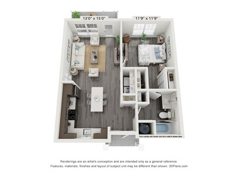 One Bedroom One Bath at Artesia at Lakewood Ranch Apartments, Bradenton, Florida